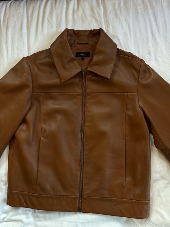 Brand New Quince Leather Jacket - Picture 4 of 5